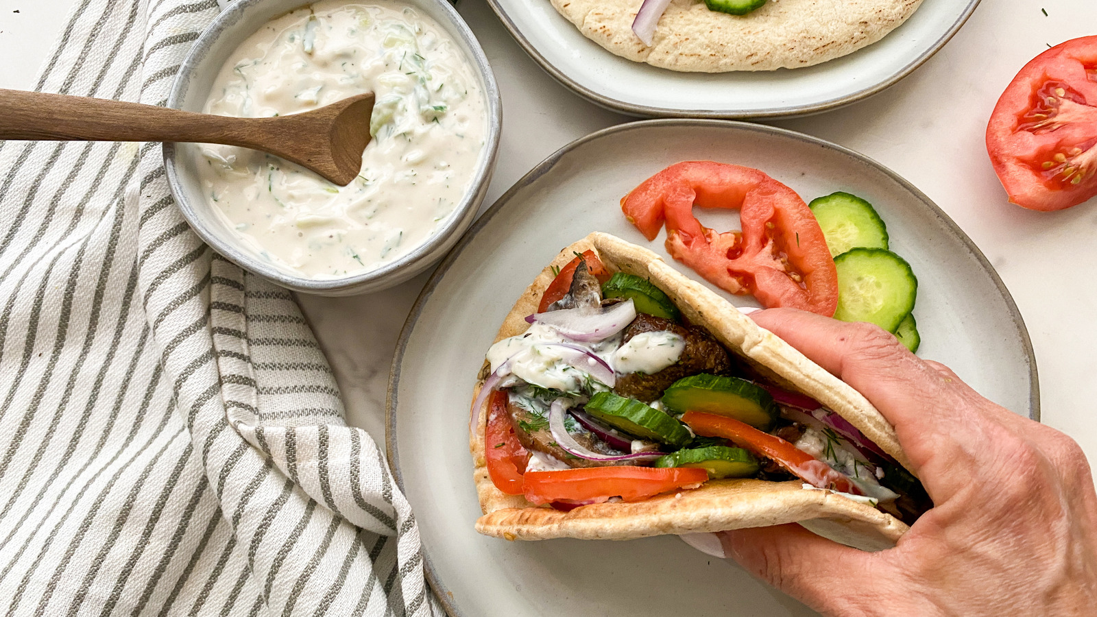 Portobello Mushroom Gyro Recipe