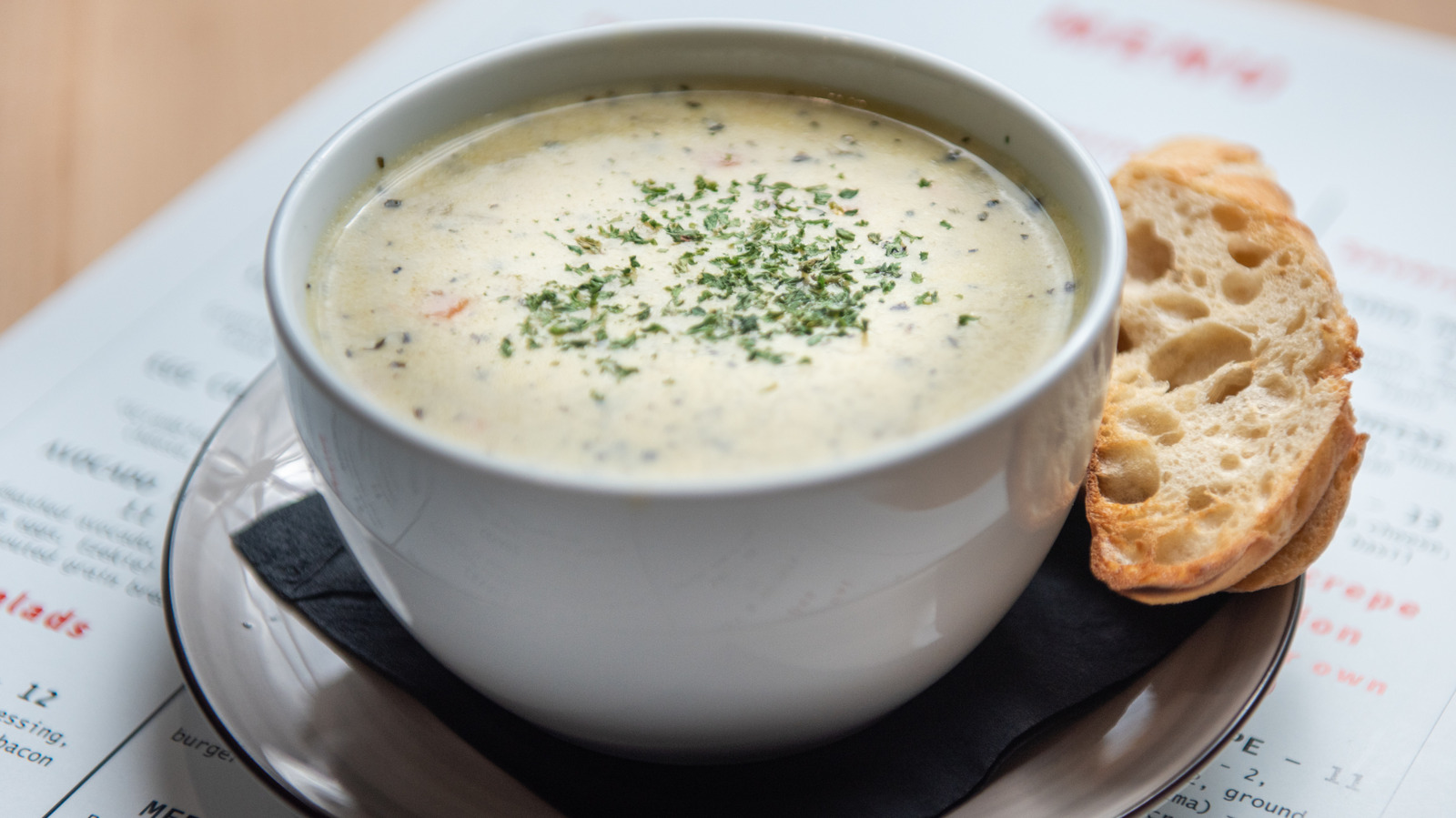 Potato Soup Is 10X More Flavorful When You Add This Salty Protein (It's Not Bacon Or Chicken)