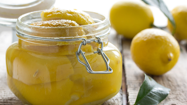 jar of preserved lemons