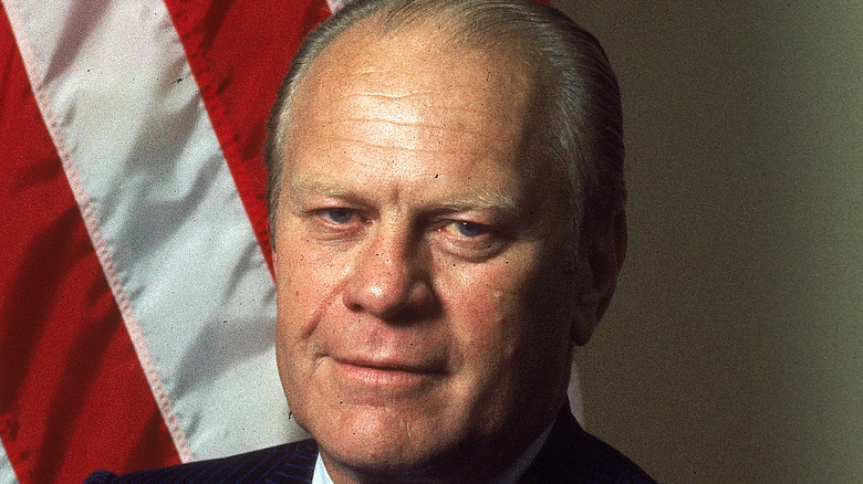 President Gerald Ford smiling