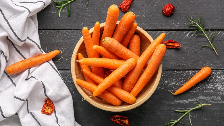 Bowl of carrots