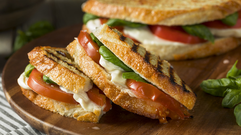 grilled Caprese sandwiches