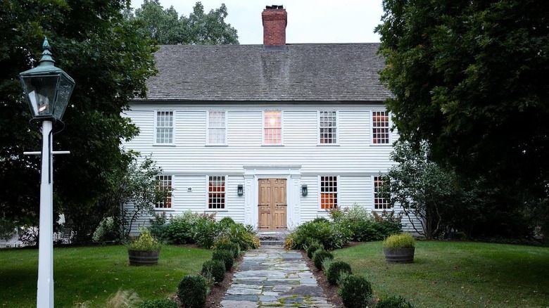 Exterior view of Winvian Farm and its restaurant
