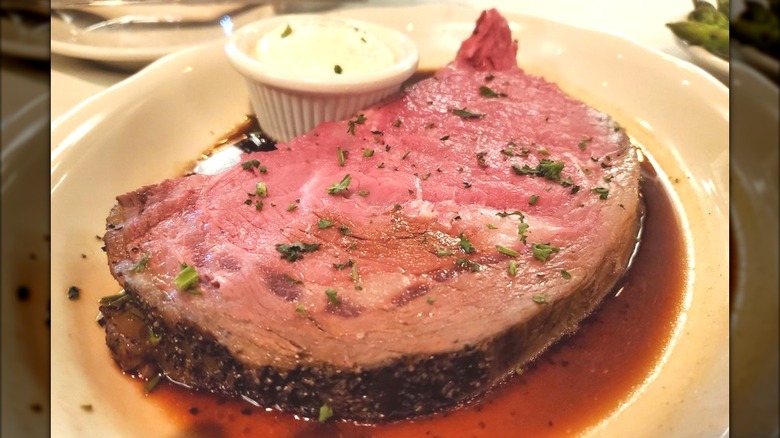 Queen cut prime rib at Kreis' Steakhouse and Bar