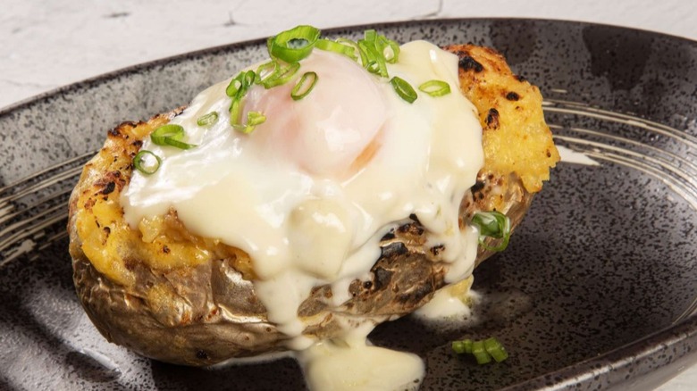 Eggs Suzette on plate