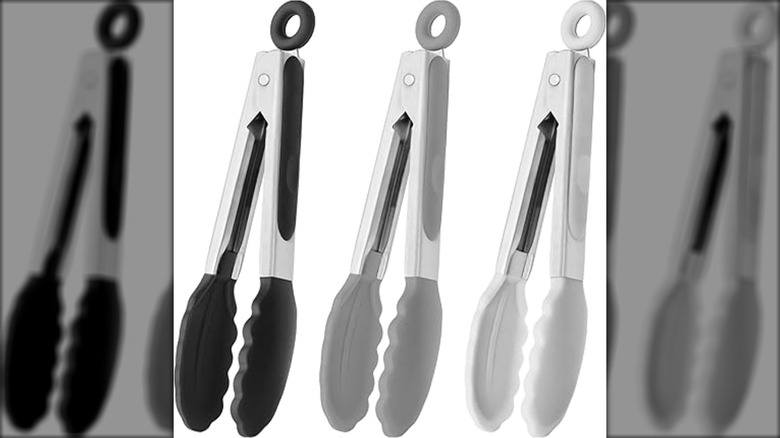 Three Hinmay mini serving tongs