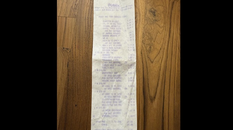 The receipt from 2003 posted on Reddit