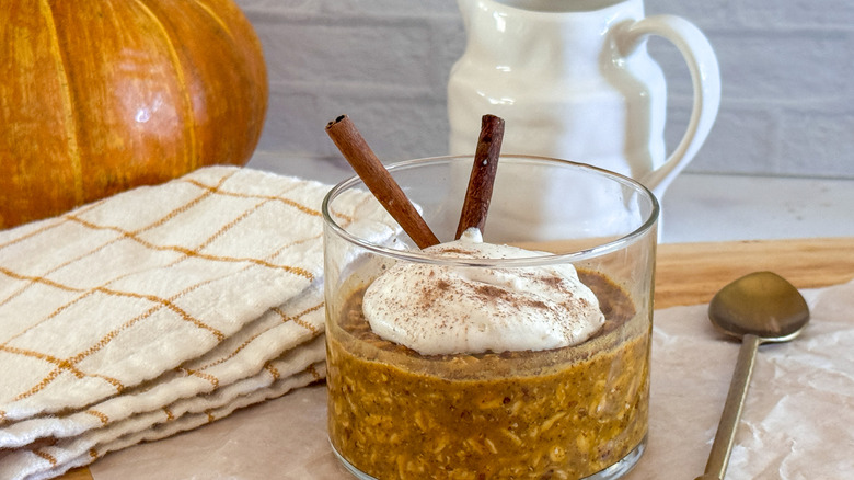 pumpkin spice latte oats