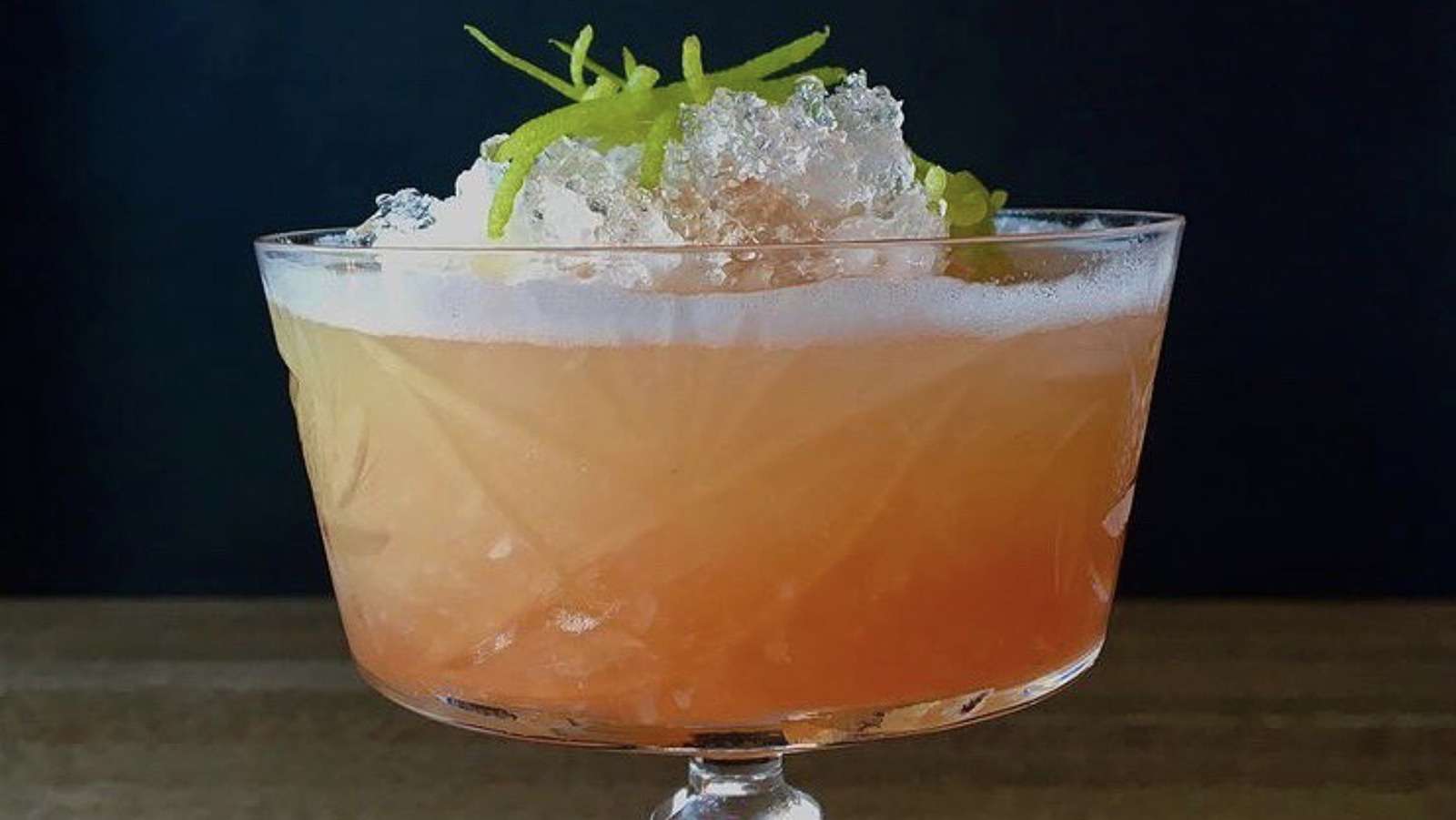 Punch Romaine, The Boozy Shaved Iced To Cleanse Your Palate