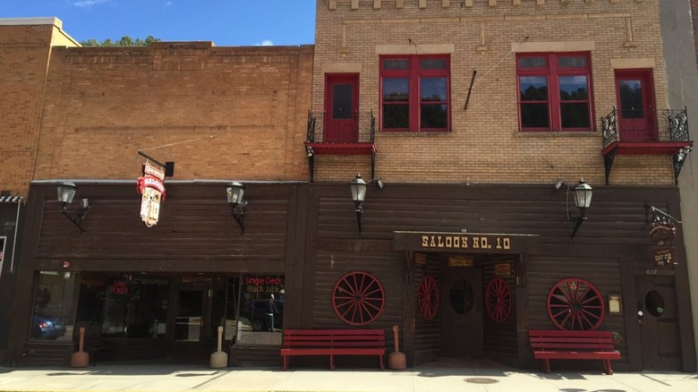 Exterior of Saloon No. 10 during the daytime