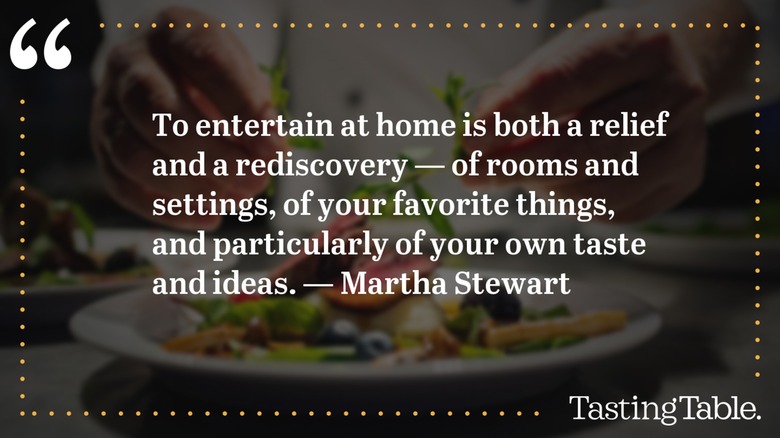 Graphic of Martha Stewart's quote