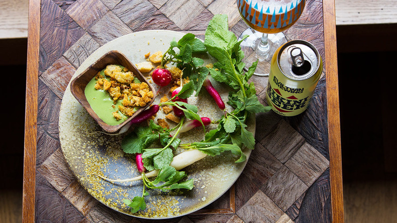 Radishes with Sorrel Dip