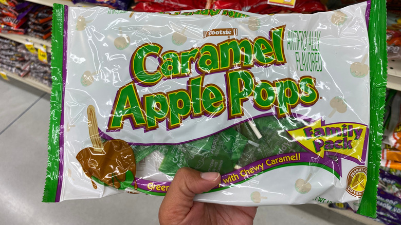 bag of caramel apple pops