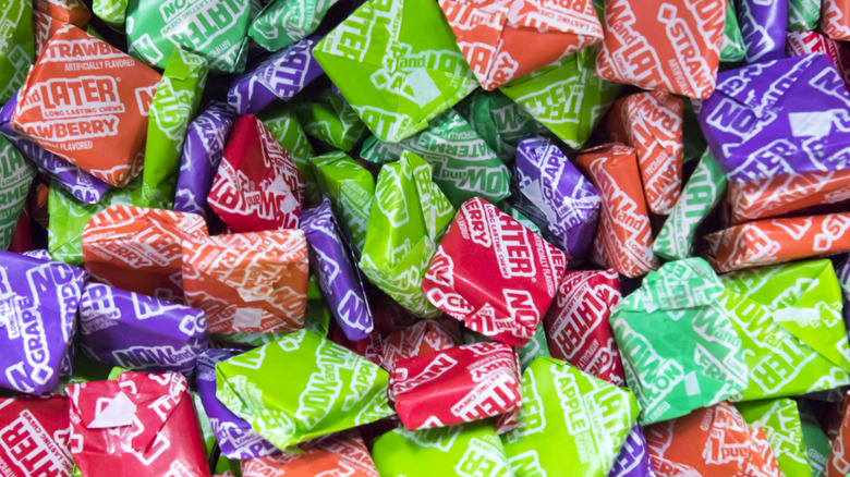 pile of Now and Later candies