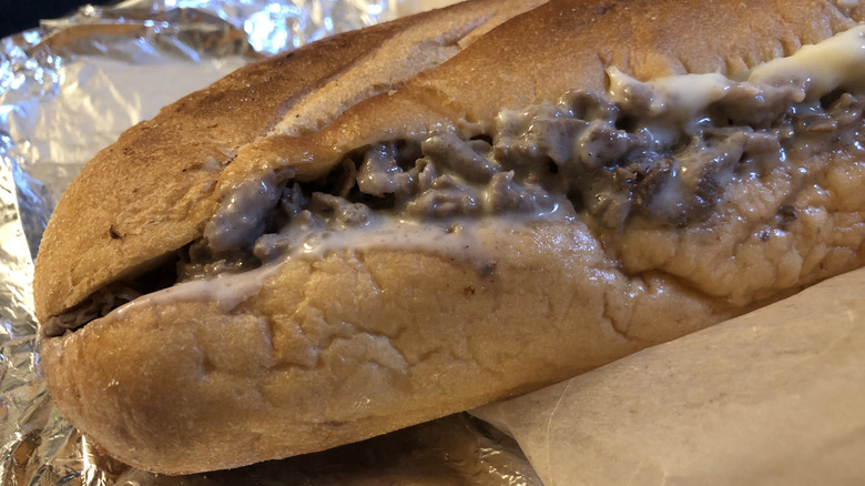 A cheesesteak from Oh Brother Philly in Old City Philadelphia
