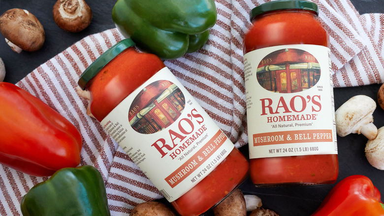 Rao's mushroom and pepper sauce