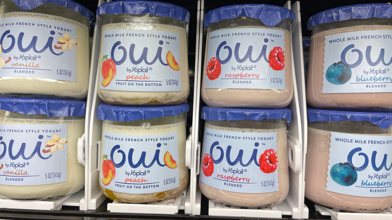 Oui yogurt jars