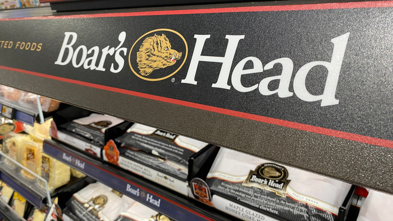 Boar's Head grocery display