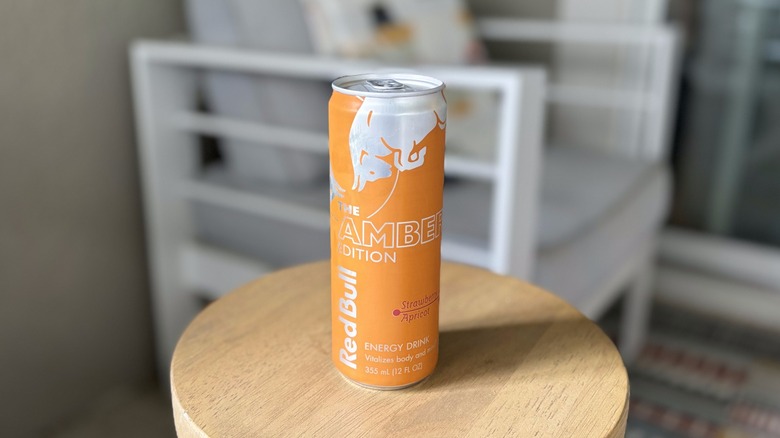 Amber Red Bull by patio