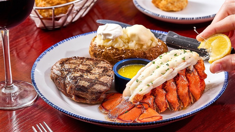 Red Lobster surf and turf