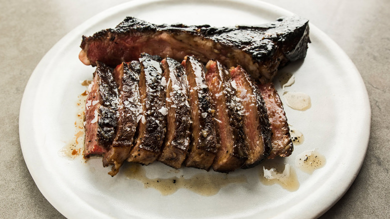 Red-Wine Marinated Ribeye