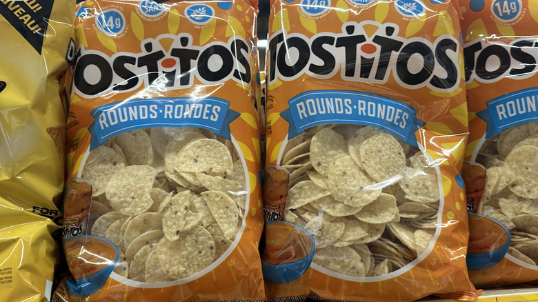 store display of tortilla chips