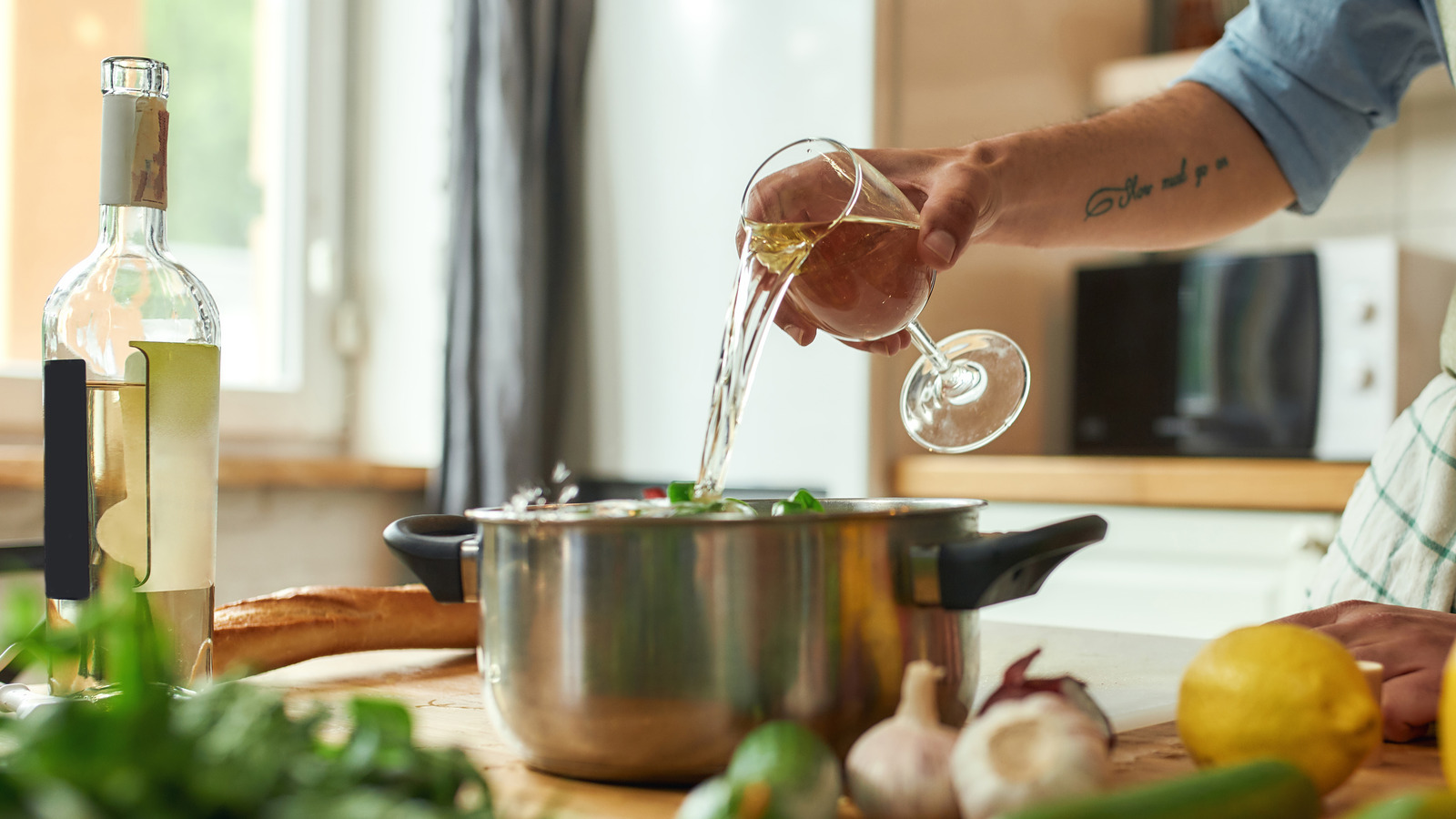 Reduction Is The Key To Effortlessly Elevated Wine Sauce