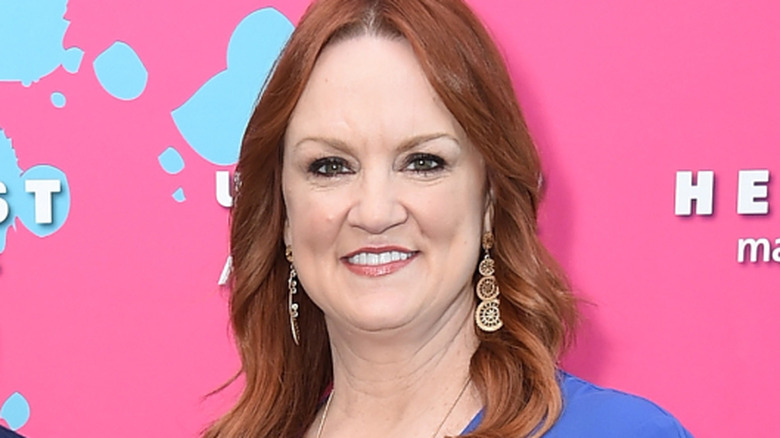 Ree Drummond with dangling earrings
