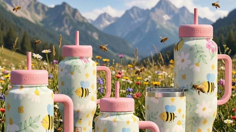 Coldest water bottle company's stung by a bee collection