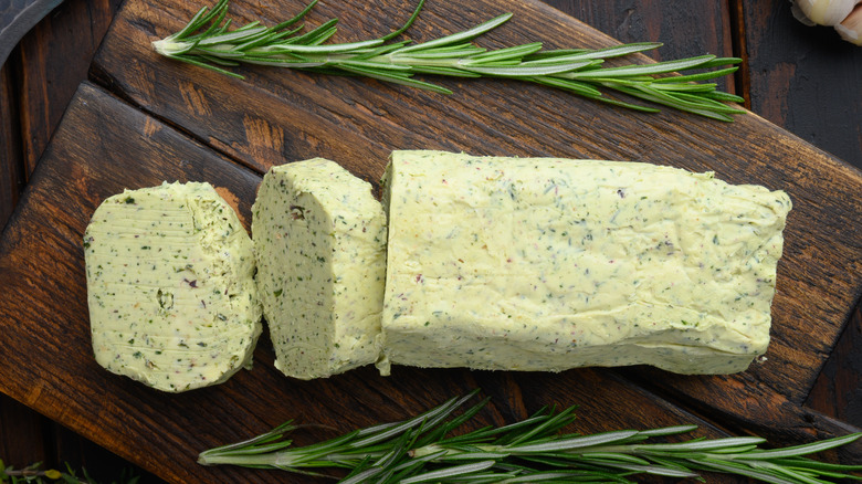 compound butter with fresh herbs