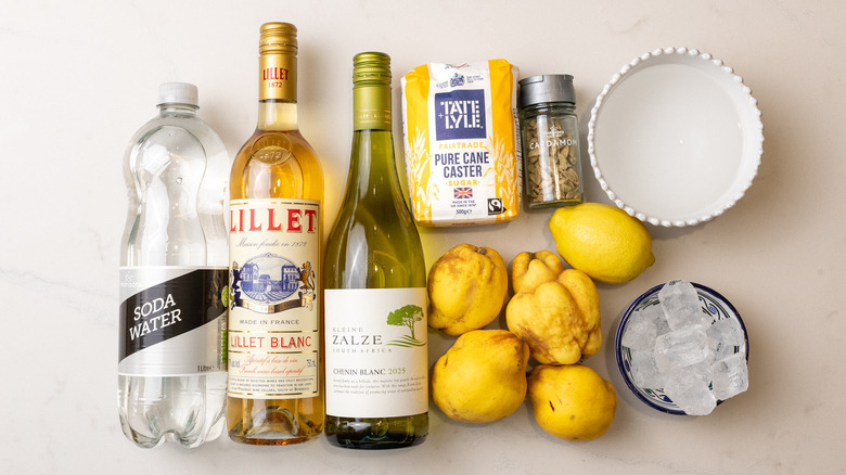fall white wine spritzer ingredients
