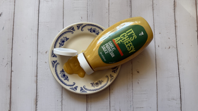 It's Cheesy AF: Garlic Parmesan bottle