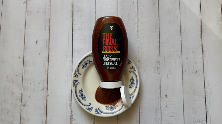 The Final Boss: Blazin' Ghost Pepper Sauce bottle