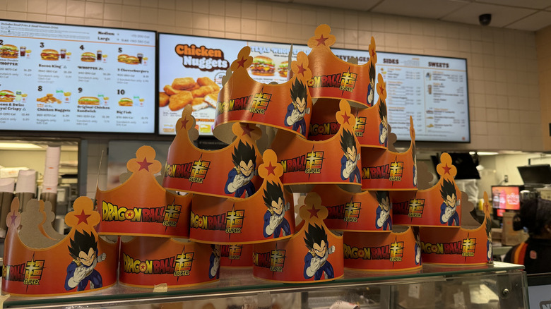 a pile of Dragon Ball Crowns