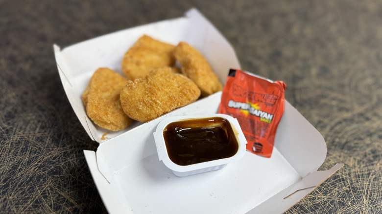Burger King's Super Saiyan Sauce and Chicken Nuggets