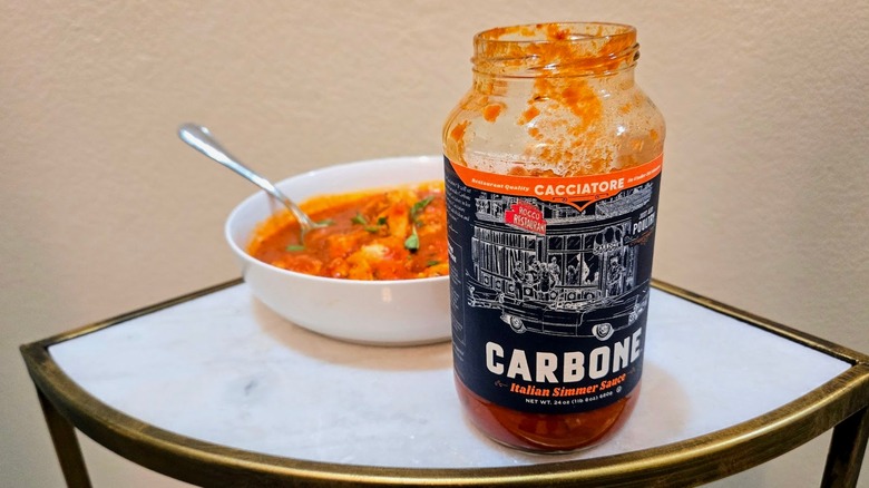 Carbone cacciatore and chicken