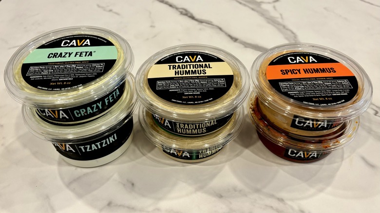 Collection of Cava dips