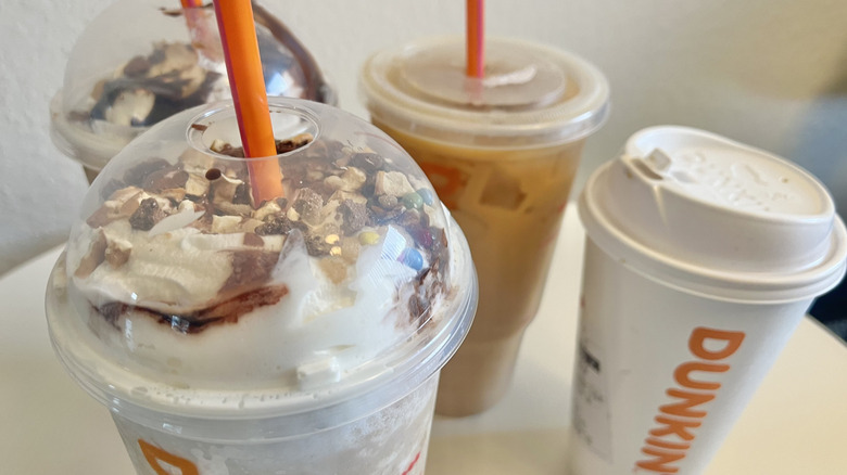 Close up of candy topping