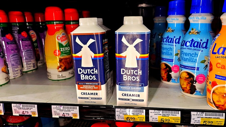 Creamer on the Von's shelf