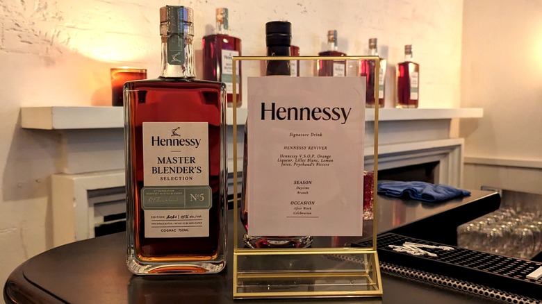 Hennessy Master Blender's Selection No 5 on a bar