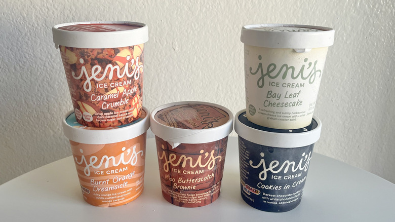 Different fall flavors from Jeni's Ice Creams