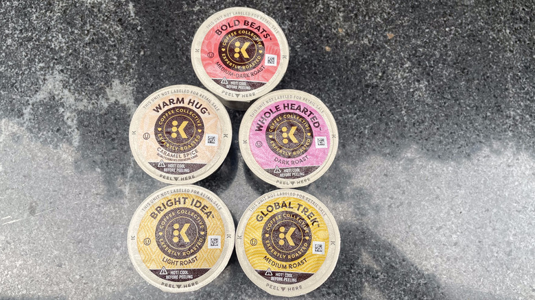 Pods of fall five Keurig Coffee Collective flavors