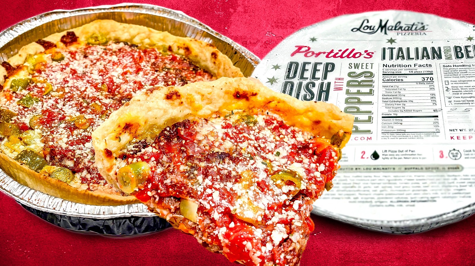 4 Lou Malnati's Deep Dish Pizzas