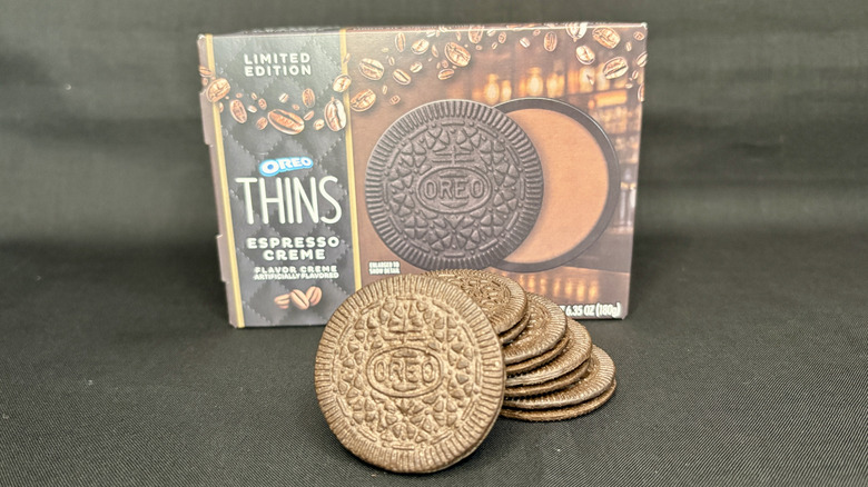Oreo thins with box in background