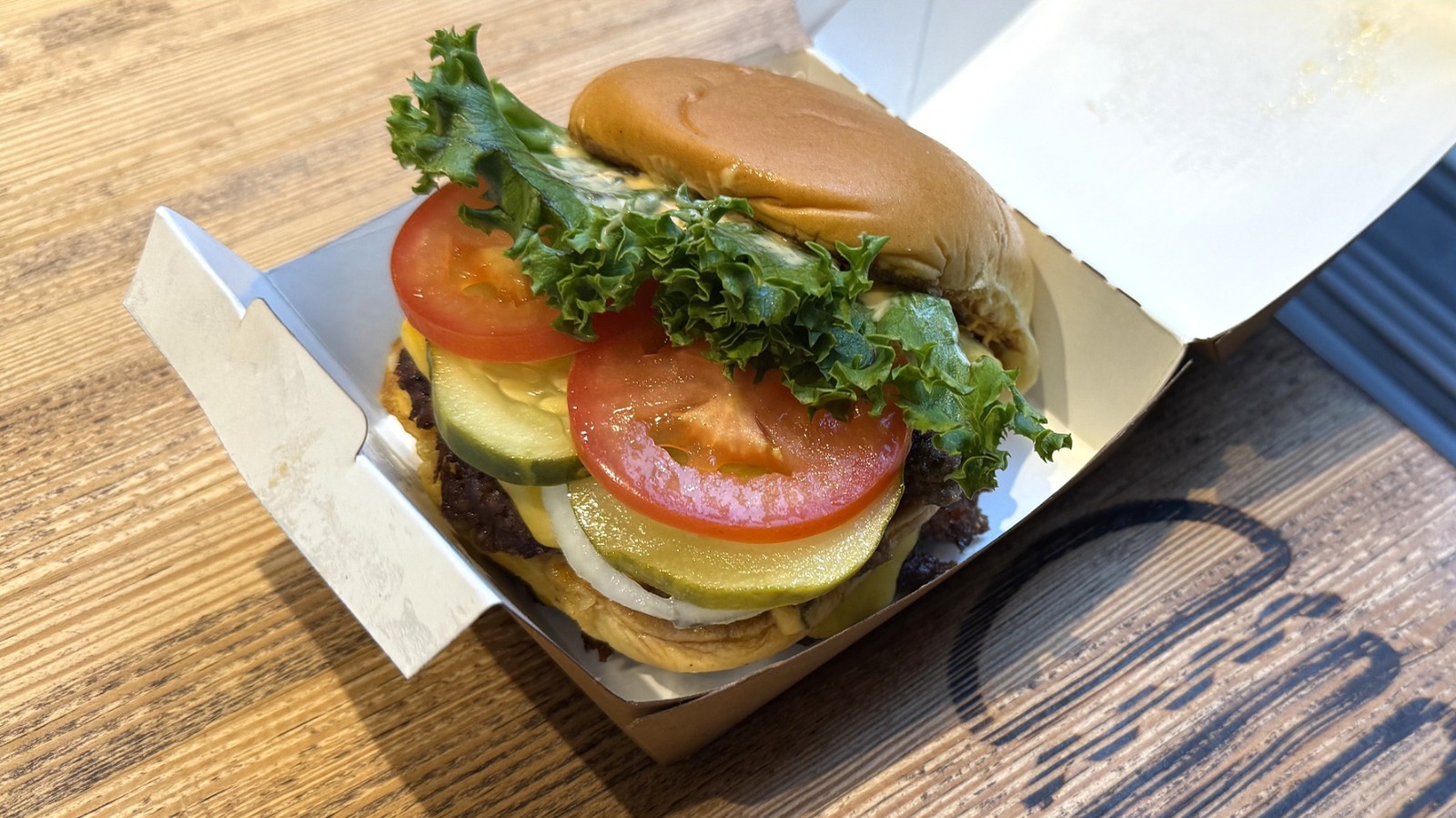 Review: Shake Shack's New Big Shack Burger Is A Tasty Twist On A Familiar Favorite - Tasting Table