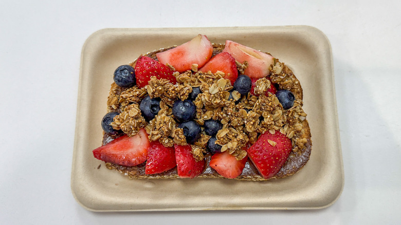 Smoothie King's Hearty 8 Grain Loaded Chocolate Hazelnut Toast