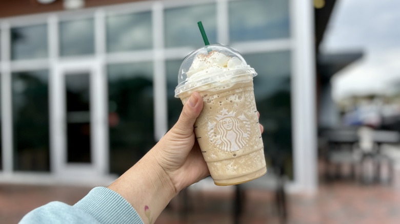 Pistachio Frappuccino drink
