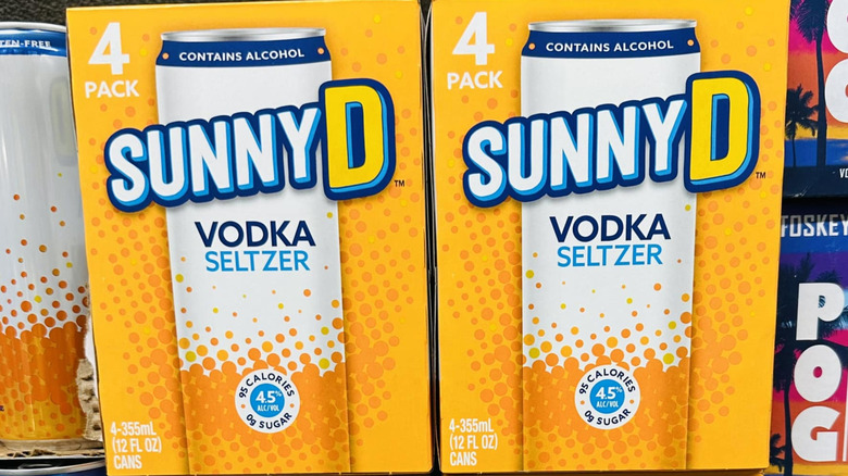 Two cases of SunnyD Vodka Seltzer