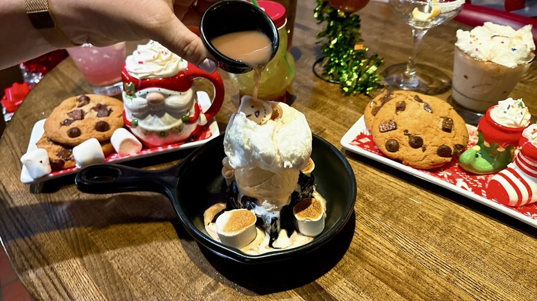Fridays melting snowman sundae