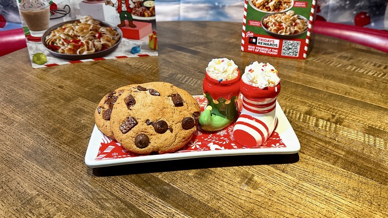 Fridays Santa's nightcap shots and cookies